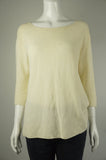 Wilfred Pullover Beige Sweater, Relaxed fitting with dropped shoulders. Drapey fabric., Yellow, 68% viscose, 20% linen, 12% nylon, women's Tops, women's Yellow Tops, Wilfred women's Tops, wilfred loose sweater with high neck, arizia women's loose sweater turtle neck, women's sweater, arizia women's pullover sweater