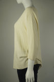 Wilfred Pullover Beige Sweater, Relazed fitting with dropped shoulders. Drapey fabric., Yellow, 68% viscose, 20% linen, 12% nylon, women's Tops, women's Yellow Tops, Wilfred women's Tops, wilfred loose sweater, arizia women's loose sweater, women's sweater, arizia women's pullover sweater