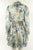 Moirai Chic Floral Print Long Sleeve Chiffon Dress, Bring out your inner princess in this super cute chiffon dress with puffy sleeves. Super light weight fabric for a flowy look. Wide elastic waistbands., Blue, Chiffon, women's Dresses & Rompers, women's Blue Dresses & Rompers, Moirai women's Dresses & Rompers, women's chiffon floral button down ruffle dress, women's summer floral ruffled dress,  Korean style dress