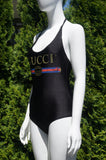 Gucci Logo Black Swimsuit