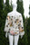 Zara Floral Off Shoulder Long Sleeve Bodysuit Top, Super comfy and stretchy bodysuit top. A date in the summer maybe?, White, 85% Polyester, 15% Elastane, women's Tops, women's White Tops, Zara women's Tops, summer top, bodysuit top, floral bodysuit, off shoulder bodysuit, long sleeve bodysuit.