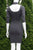 Seduction Dark Grey Half Sleeve Scoop Back Turtle Neck Sweater Dress, Bust 26, waist 23, length 36 (inches) when relaxed. Very stretchy., Grey, 62% Rayon, 23% Polyester, 15% Spandex, women's Dresses & Rompers, women's Grey Dresses & Rompers, Seduction women's Dresses & Rompers, warm sweater dress, half sleeve sweater, warm dress, warm winter dress,