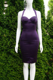 Marciano Purple Sleeveless Mini Dress with Adjustable Straps, Breast 28 inches, waist 24 inches (adjsutable straps leaving some room for size differnces, length 31 inches measured from top of breast., Purple, women's Dresses & Rompers, women's Purple Dresses & Rompers, Marciano women's Dresses & Rompers, mini dress, purple dress, bodycon dress,