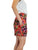 Bebe tie-die orange mini skirt, Vibrant color for the vibrant you!, Orange, Shell: 100% Polyester. Lining: 97% Polyester, 3% Spandex, women's Skirts & Shorts, women's Orange Skirts & Shorts, Bebe women's Skirts & Shorts, skirt, floral purple and orange mini skirt, fashion, floral multi-colored mini skirt