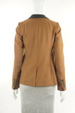 Club Monaco Brown Business Casual Jacket, Business and fashionable? Look no further! This brown business casual jacket is what you've been searching for., Brown, Shell: 55% Wool, 45% Polyester. Lining: 100% Polyester, jacket, women's brown jacket with leather black collar, women's designer brown suit jacket, women's professional wear
