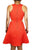 Club Monaco Orange Cutout Tika Dress, Check out the vibrant color and sexy design on this unique dress! Perfect for a fancy night out;), Orange, Shell 74% Polyester, 25% Cotton, 1% Elastane. Lining: 100% Polyester, women's Dresses & Rompers, women's Orange Dresses & Rompers, Club Monaco women's Dresses & Rompers, dress, fashion, women's cocktail cutout mini dress, women's night party dress, fashion, orange prom cutout dress