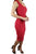 Le Chateau Red Bodycon Dress, Stand out in the crowd with this super flattering red dress!, Red, Shell: 70% Rayon, 26% Nylon, 4% Spandex. Lining: 100% Polyester, women's Dresses & Rompers, women's Red Dresses & Rompers, Le Chateau women's Dresses & Rompers, Red dress, bodycon dress, flattering sheath red dress, night party dress, event dress, women's event dress