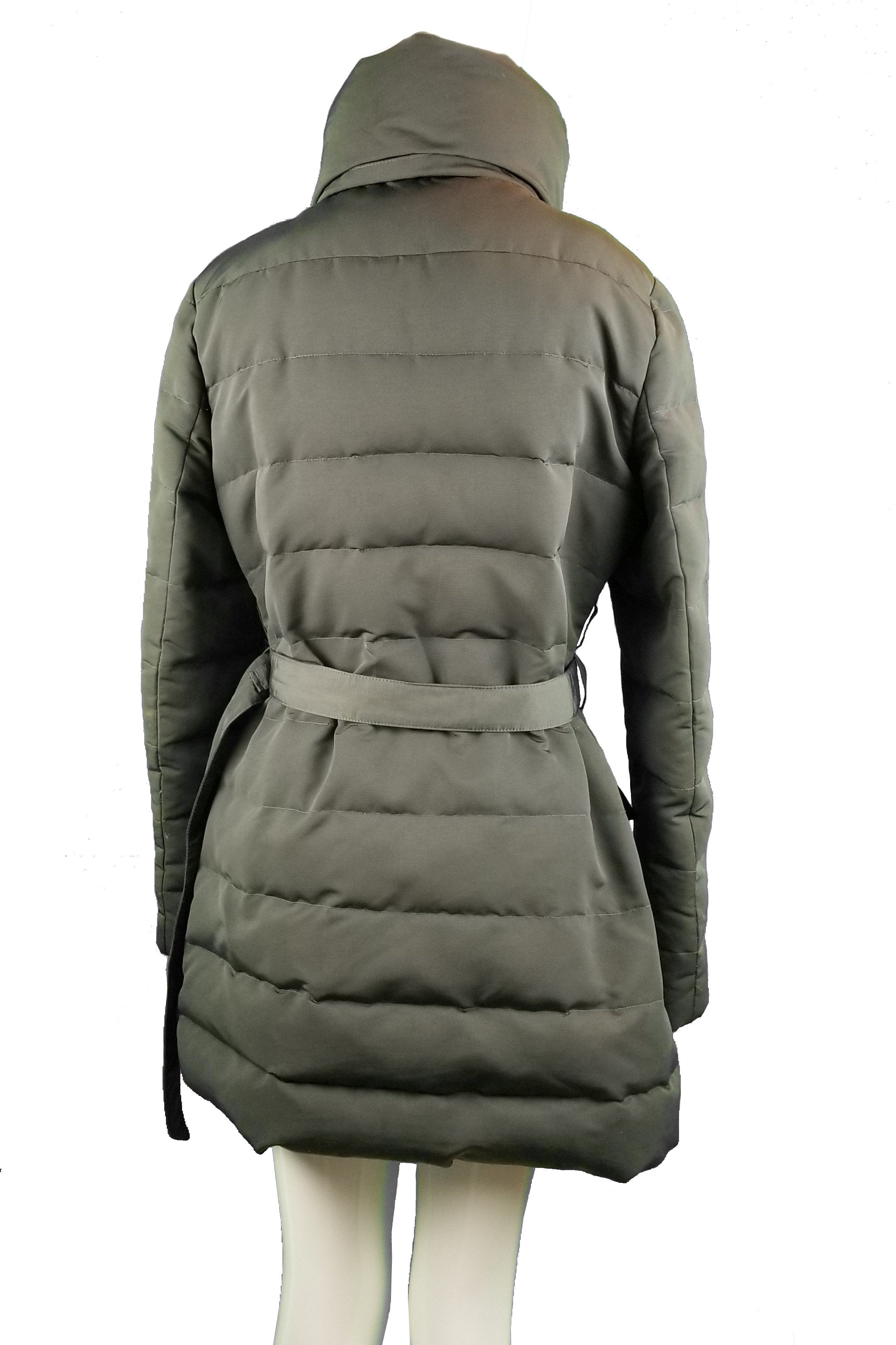 Escada Sport Down Jacket, Dressing warm doesn't have to be dull! This  winter jacket will keep you away from the cold and make you feel so stylish., Grey, Lining 100% Polyester; filling 70% Goose Down, 30% goose Quill, women's down jacket, women's winter jacket, down jacket, long jacket, warm winter jacket
