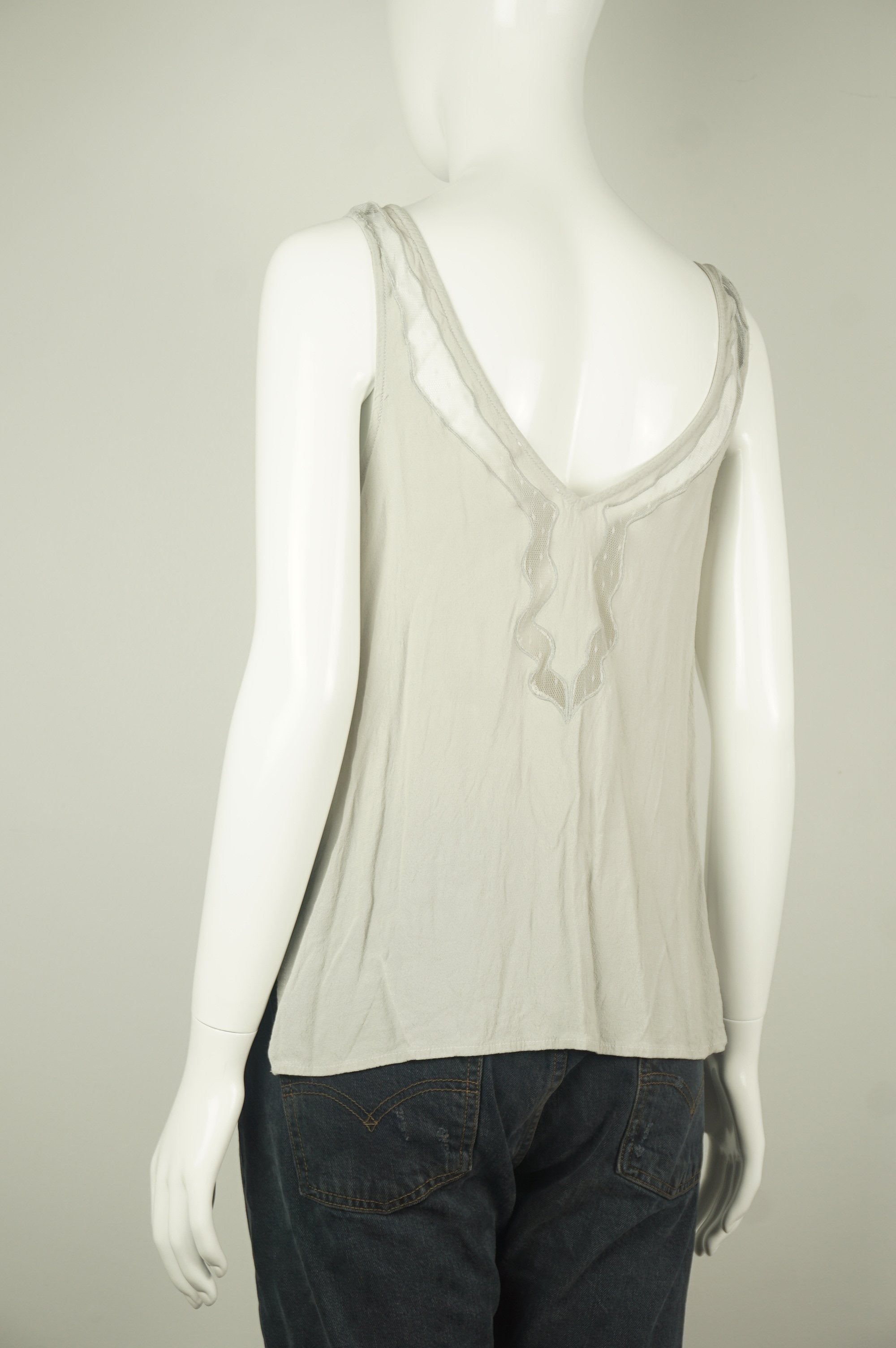 Lush Sleeveless Tank Top, Dressy and casual at the same time, this sleeveless grey shirt gives you a stunning and sexy look with subtly open sides. , Grey, Lightweight fabric. , women's Tops, women's Grey Tops, Lush women's Tops, women's crop top, lush women's long sleeve crop top