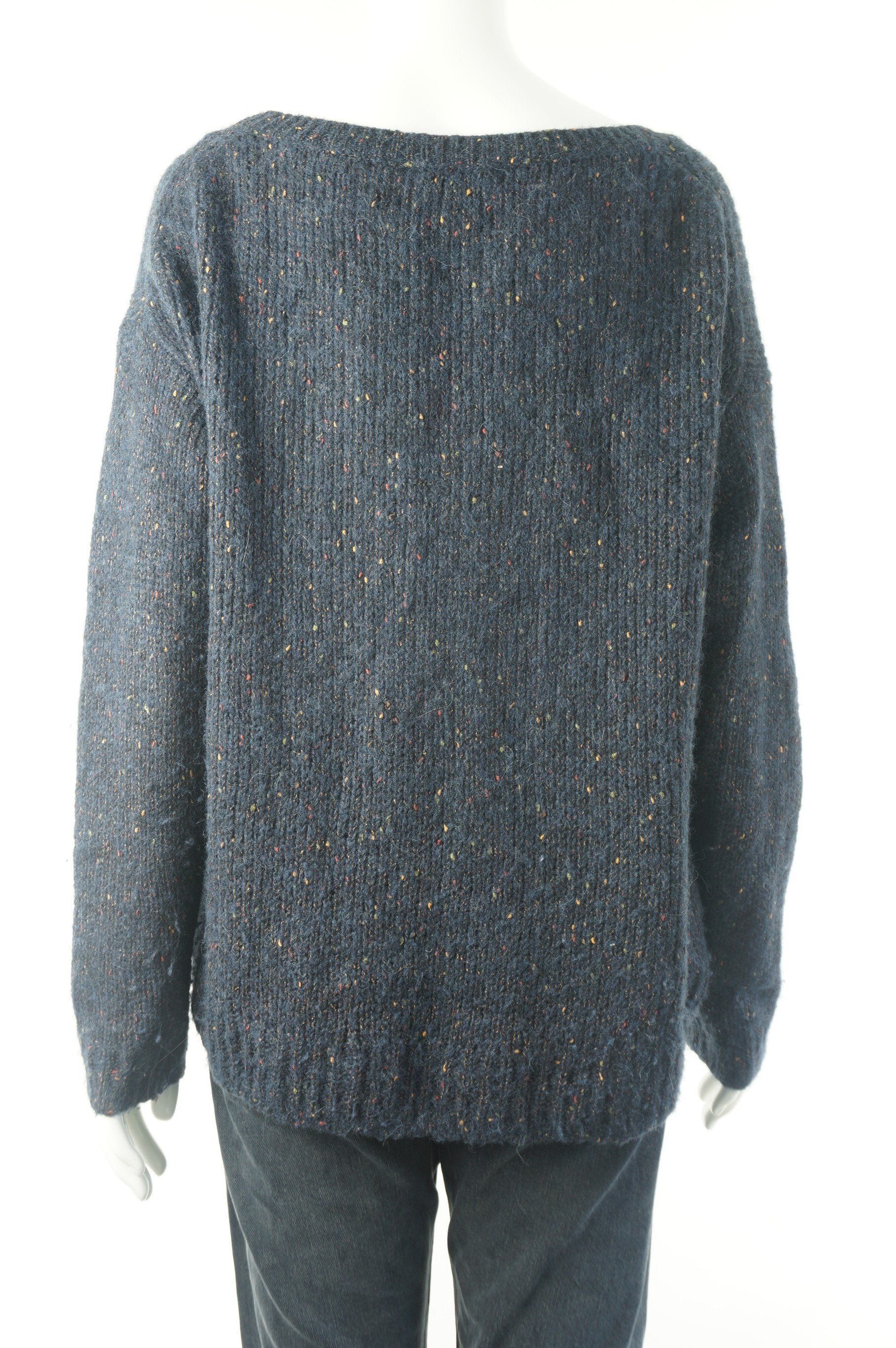 Babaton Oversized Sweater With Alpaca Wool, Relaxed and slouchy sweater made from alpaca blend. You next lazy Sunday outfit? Fits larger., Blue, 40% Alpaca, 32% Viscose, 20% Polymide, 8% wool, women's Tops, women's Blue Tops, Babaton women's Tops, aritzia babaton oversized sweater, aritzia women's sweater, aritzia wide-neck loose-fitting sweater,