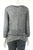 A|X Armani Exchange Loose Knit Pullover Sweater, Relaxed fit with dropped shoulder. A to go for everyday layering., Grey, 78% cotton, 22% acrylic, women's Tops, women's Grey Tops, A|X Armani Exchange women's Tops, Armarni exchange women's knitted sweater, women's knitted sweater for spring, Armani exchange loose knit sweater