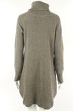 Wilfred Free Long Turtleneck Sweater Dress, Elegant and soft sweater dress for the perfect winter protection. 100% wool, which is what Canadian winter demands…, Brown, Grey, Body: 100% wool. Cuff: 96% wool, 1% Spandex, women's Tops, Dresses & Skirts, women's Brown, Grey Tops, Dresses & Skirts, Wilfred Free women's Tops, Dresses & Skirts, aritzia women's turtleneck sweater dress, wilfred free women's winter sweater dress, women's long sweater