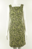 Dressbarn Green Leaves Pattern Sleeveless Midi Dress, Comfortable midi dress. Business casual or date night, you choose, Green, 97% polyester, 3% Spandex, women's Dresses & Rompers, women's Green Dresses & Rompers, Dressbarn women's Dresses & Rompers, women's midi dress with square neck , women's sleeveless dress with square neck leaves patterns