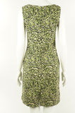 Dressbarn Green Leaves Pattern Sleeveless Midi Dress, Comfortable midi dress. Business casual or date night, you choose, Green, 97% polyester, 3% Spandex, women's Dresses & Skirts, women's Green Dresses & Skirts, Dressbarn women's Dresses & Skirts, women's midi dress, women's sleeveless dress
