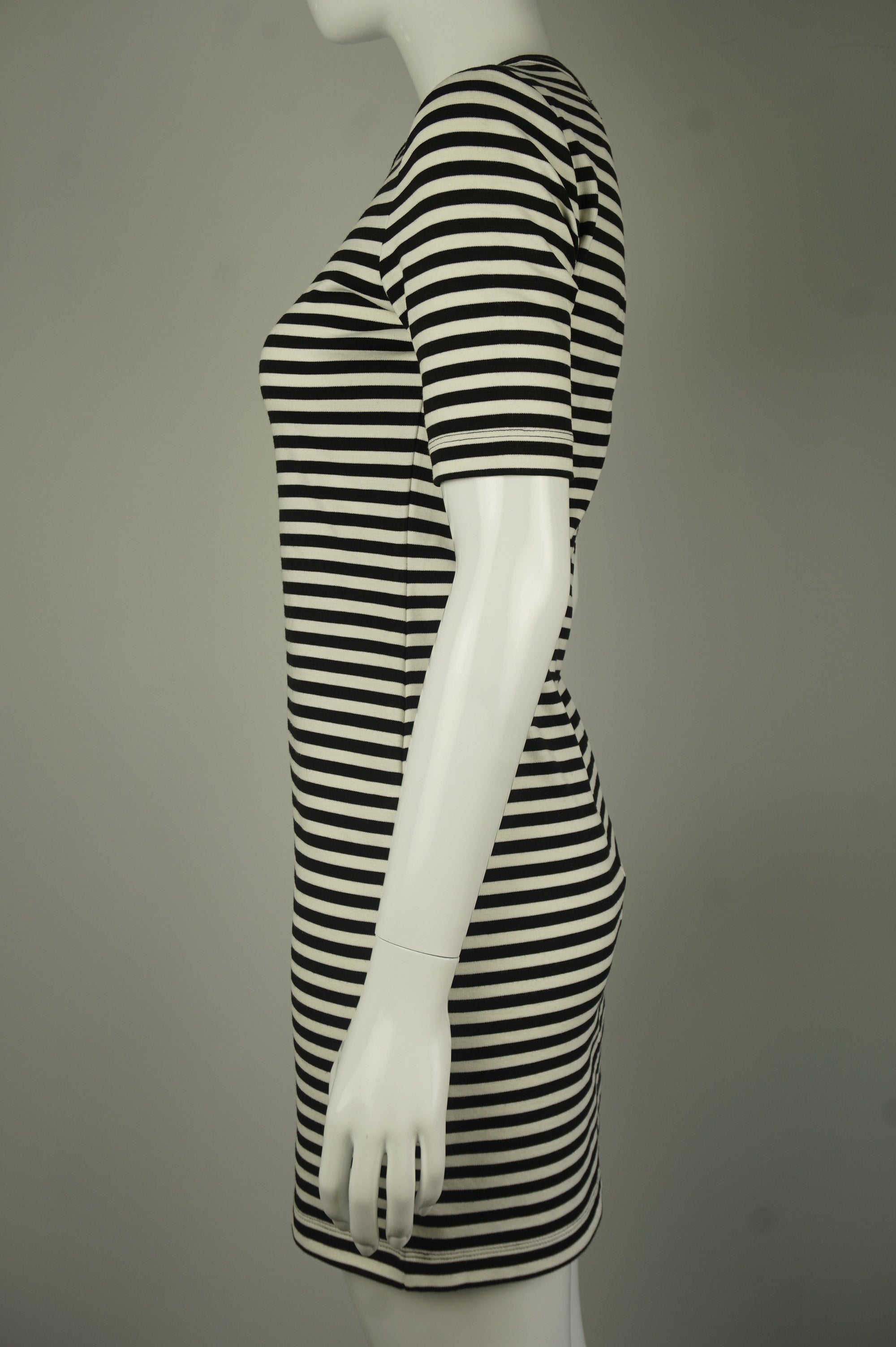 Sunday Best Black and White Stripped Dress, Super comfortable stripped dress, add a pair of sneakers and you are ready to tackle the day!, Black, White, 62% Rayon, 34% Polyester, 4% Spandex, women's Dresses & Skirts, women's Black, White Dresses & Skirts, Sunday Best women's Dresses & Skirts, Sunday best women's dress, aritzia women's dress, 
