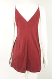 Forever 21 Spaghetti Strap Red Velvet Short Dress, This soft red velvet dress is perfect for the holiday season. You can wear by itself as a sexy cocktail dress or with an undershirt as a fun and cute combination. , Red, Soft velvet material, women's Dresses & Rompers, women's Red Dresses & Rompers, Forever 21 women's Dresses & Rompers, Holiday red velvet short cami dress, short cami dress that goes with a shirt, red velvet cami dress, spaghetti strap short dress, winter warm dress