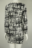 Elli Share Black and White Long Sleeves Professional Dress, This black and white professional dress expresses your confident self and impeccable fashion taste. , Black, White, 100% Combined Cotton , women's Dresses & Skirts, women's Black, White Dresses & Skirts, Elli Share women's Dresses & Skirts, Professional black and white women's dress, Checked Pattern black and white Work Dress, Checked Print black and white Work Dress, Business Casual black and white Women's dress