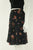 Bobeau Floral Print Midi Skirt, Light and cute midi skirt., Black, 97% polyester, 3% Spandex, women's Skirts & Shorts, women's Black Skirts & Shorts, Bobeau women's Skirts & Shorts, women's floral print midi A-line skirt