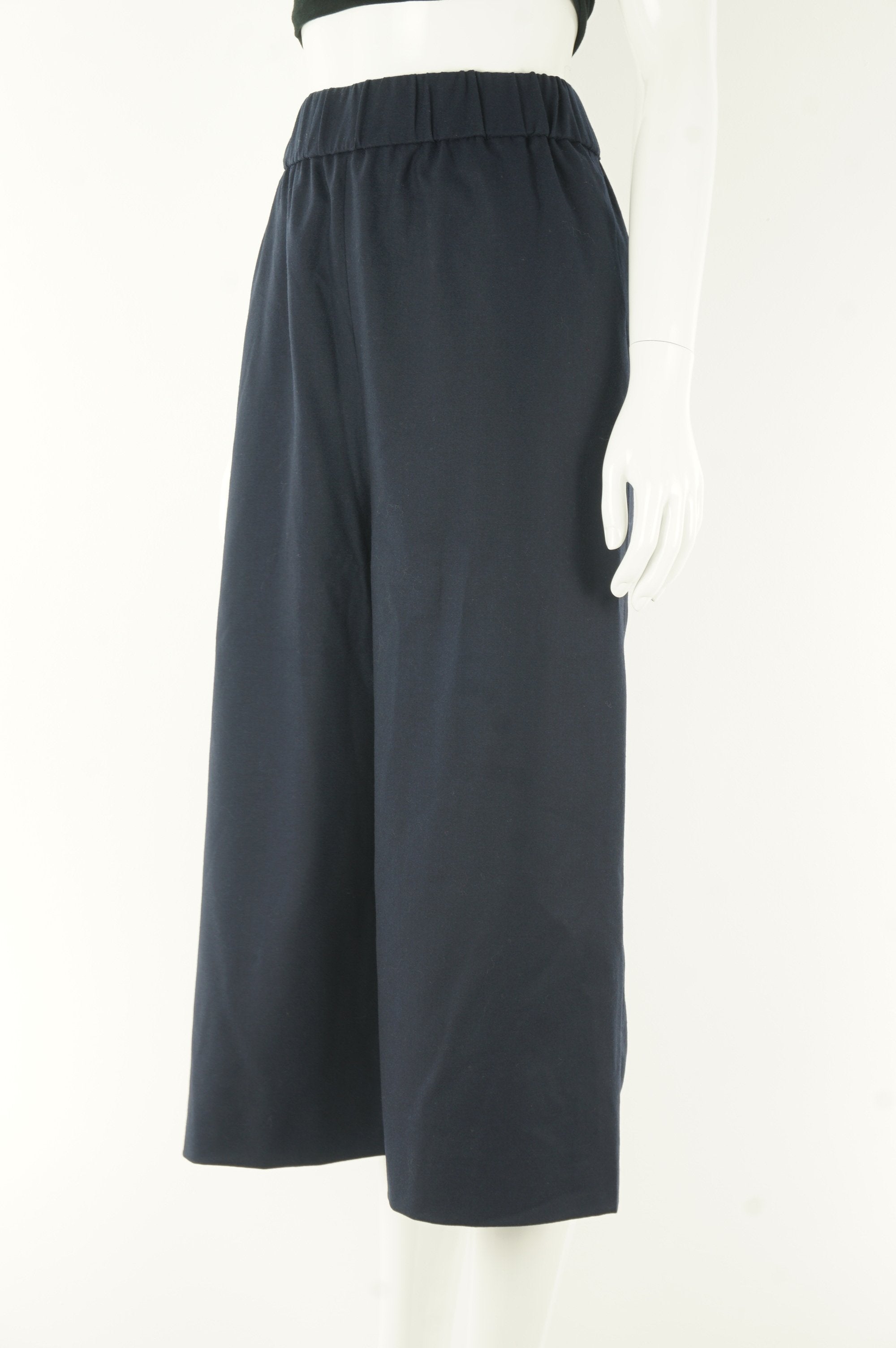 Studio M Pants Womens Size M Thin Black Rayon Blend Casual Elastic Waist New
