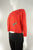 Tanni Cute Stretchy Sweater Top, Cuteness overload from the unique prints on the sweater., Red, 50.2% Viscose, 48.4% Nylon, 1.4% Spandex, women's Tops, women's Red Tops, Tanni women's Tops, cute top, red sweater crop top, cute fish cartoon print crop top, spring cropped sweater top