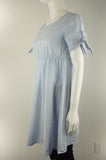 Octmami Cute Blue Maternity Dress, Pure cotton dress for a comfortable and stylish pregnancy. Elastic waist band to accommodate the growing excitement., Blue, White, 100% Cotton, women's Mom & Baby, women's Blue, White Mom & Baby, Octmami women's Mom & Baby, stylish maternity dress, cute maternity dress, maternity summer dress
