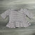 Janie and Jack 18-24months Baby Pink Stripe Top, Cute peplum style top., Pink, 100% Cotton, 18-24 months baby girl clothes, baby clothes, baby's second hand clothes,