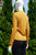DIVIDED Long Sleeve Choker Neck Sweater, Sexy and feminine choker design. Comfortable and stretchy., Yellow, 47% Polyester, 40% Viscose, 10% Metalised fiber, 3% Elastane, women's Tops, women's Yellow Tops, DIVIDED women's Tops, sexy choker, choker sweater, choker top, long sleeve sweater, long sleeve top