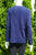 Massimo Dutti Blue Long Sleeve Cashmere Wool Blend Sweater with Side Slits, Simple and elegant warm sweater., Blue, Wool Cahmere, women's Tops, women's Blue Tops, Massimo Dutti women's Tops, long sweater, cashmere sweater, wool sweater, sweater top, winter top, sprint top,