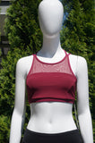 Luluelmon Red Athletic Top, Size 6 Lululemon Yoga top for your YouTube workouts!, Red, 80% Nylon, 20% Lycra® elastane, women's Activewear, women's Red Activewear, Luluelmon women's Activewear, yoga top, athletic top, sport top, sports bra, workout bra, workout top