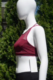 Luluelmon Red Athletic Top, Size 6 Lululemon Yoga top for your Youtube workouts!, Red, 80% Nylon, 20% Lycra® elastane, women's Activewear, women's Red Activewear, Luluelmon women's Activewear, lyoga top, athletic top, sport top, sports bra, workout bra, workout top