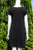 La Vie en Rose Black Long Pajama Shirt, Something to throw on right before your zoom call, give this one a try;), Black, 95% Rayon, 5% Elastane, women's Tops, women's Black Tops, La Vie en Rose women's Tops, pajama top, pajama, black pajama dress, comfortable dress, lounge wear, sleep wear, pajama long shirt