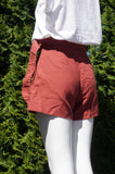 Sandro Denim Shorts With Front Pockets