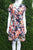 Halogen Floral Summer Dress with Elastic Waistband, Measurements: Bust 38 inches, waist 27 inches (when elastic is relaxed) Length 37 inches. Relaxed fit. Like new condition., Pink, Blue, 100% Polyester, women's Dresses & Rompers, women's Pink, Blue Dresses & Rompers, Halogen women's Dresses & Rompers, floral summer dress, loose fitting dress, cute summer dress