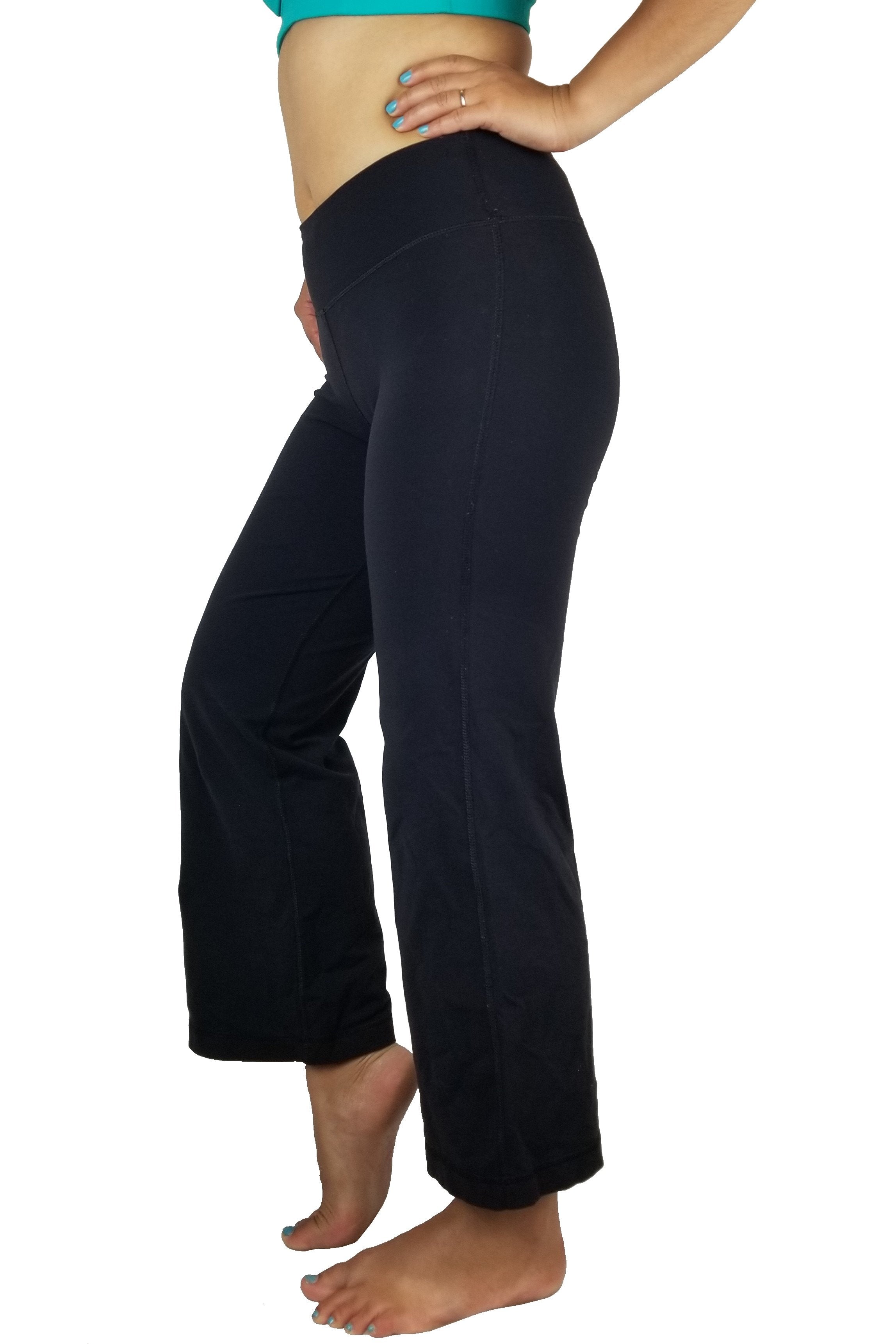 Black Flare Yoga Pants, Yoga & Comfort