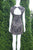 Miss Selfridge Leopard Print Open Back V-neck Dress, Stretchy material with elastic waistband. Overall length 32 inches. Waist 27 inches when elastic is relaxed., Black, Brown, 100% viscose, women's Dresses & Rompers, women's Black, Brown Dresses & Rompers, Miss Selfridge women's Dresses & Rompers, V-neck dresses, open back dress, leopard print dress