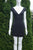 Bebe Black Cap Sleeve V-Neck Mini Dress, Low back with zipper in back. Length 31 inches. , Black, Body: 52% Polyester, 44% wool, 4% Spandex. Lining: 95% Polyester, 5% Spandex, women's Dresses & Rompers, women's Black Dresses & Rompers, Bebe women's Dresses & Rompers, little black dress, V-neck dress, open back dress