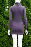 Forever 21 Light Purple Ling Sleeve Sweater Dress, Bust 32, waist 27, length 29 (inches) stretchy, Purple, 40% Viscose, 40% Nylon, 20% Cotton, women's Dresses & Rompers, women's Purple Dresses & Rompers, Forever 21 women's Dresses & Rompers, sweater dress, warm dress, long sleeve dress