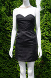 DIVIDED Strapless Heart Solid Black Sheath City Dress, Simple yet elegant, this timeless solid black sheath pencil city dress is a perfect choice for your next party/going-out night. Breast 30 inches, waist 26inches, length 26 inches measured from top of breast. , Black, women's Dresses & Rompers, women's Black Dresses & Rompers, DIVIDED women's Dresses & Rompers, Solid Black Sheath City Dress, Strapless Heart Pencil Dress
