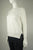 Wilfred White Sweater, Elegant yet casual sweater, White, Silk and cotton blend, women's Tops, women's White Tops, Wilfred women's Tops, women's white sweater, women's white sweater with lace sleeves
