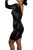 Wilfred Scoop Back Black floral dress, Body hugging dress with scoop back and a unique floral design, all for you to show the edges and curves!, Black, 92% Cotton 6% Spandex, Shoulder fill: 100% Polyester, women's Dresses & Rompers, women's Black Dresses & Rompers, Wilfred women's Dresses & Rompers, Dress, scoop back dress, soft dress, body hugging dress, tight bodycon stretch dress with long sleeves and floral prints, body stretch pencil dress with open back mini dress, sexy bodycon dress 