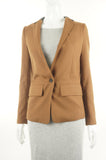 Club Monaco Brown Business Casual Jacket, Business and fashionable? Look no further! This brown business casual jacket is what you've been searching for., Brown, Shell: 55% Wool, 45% Polyester. Lining: 100% Polyester, women's Jackets & Coats, women's Brown Jackets & Coats, Club Monaco women's Jackets & Coats, jacket, women's brown jacket with suit jeather black collar, women's designer brown suit jacket, women's professional wear, club monacco business blazer