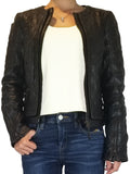 Zara Real Leather Jacket, Let your confidence shine through a kickass leather jacket., Black, 100% Leather, women's Jackets & Coats, women's Black Jackets & Coats, Zara women's Jackets & Coats, jacket, women's vintage leather moto jacket, women's designer leather jacket, women's black leather moto jacket, fashion